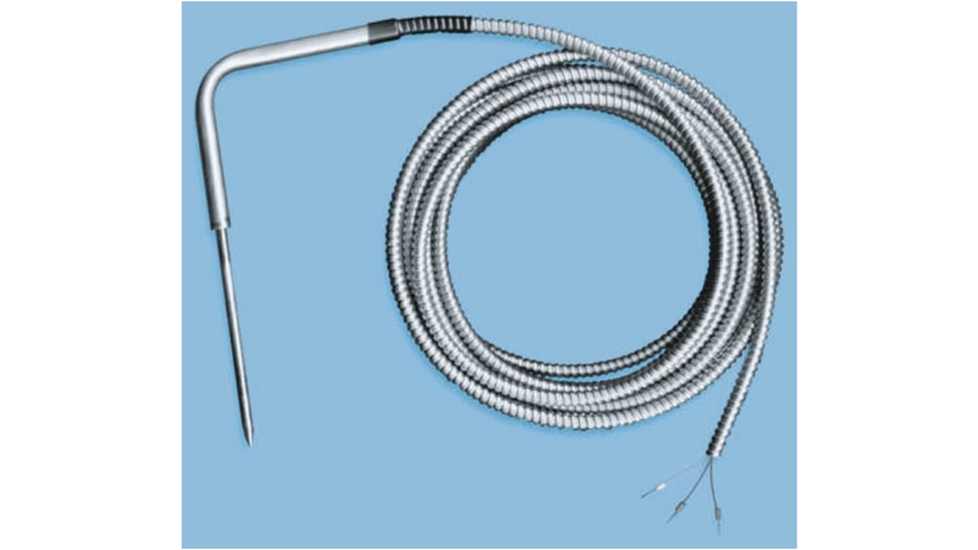 Correge PT100 RTD Sensor, 8mm Dia, 100mm Long, 2 x 3 Wire, 1/2 GCY, Classe B +250°C Max