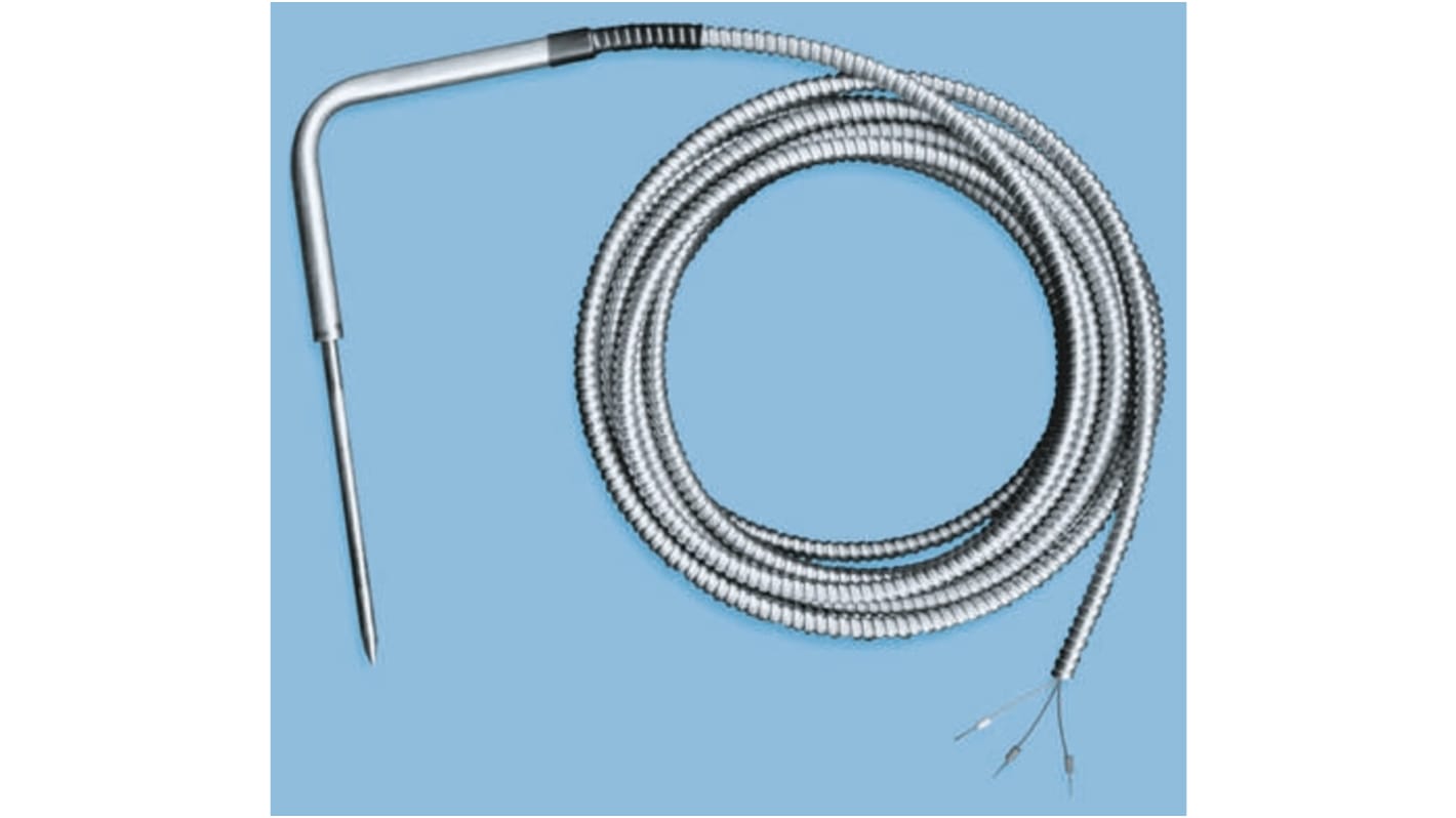 Correge PT100 RTD Sensor, 5mm Dia, 150mm Long, 2 x 3 Wire, Probe, Class B +250°C Max