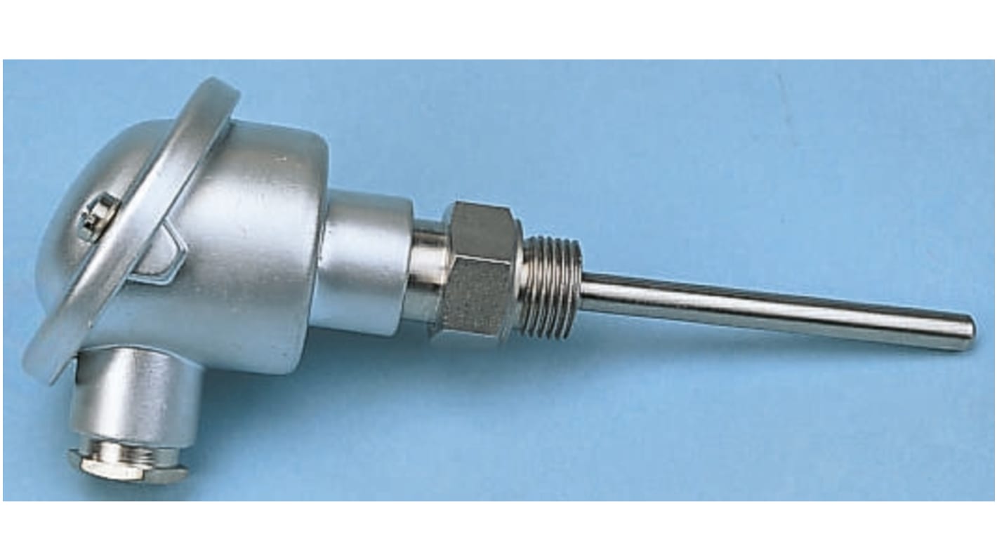 RS PRO PT100 RTD Sensor, 8mm Dia, 500mm Long, 3 Wire, Probe, Classe B +250°C Max