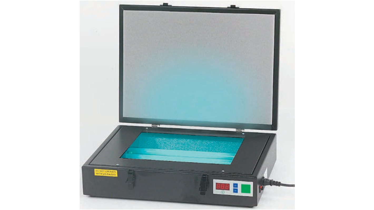 300-001, Single Sided 229 x 159mm UV Exposure Unit With 2 x 8 W Tubes, 420 x 175 x 90mm