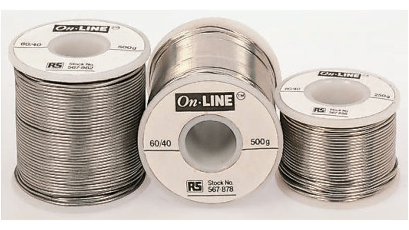 RS PRO Wire, 1.22mm Solder, 183°C Melting Point