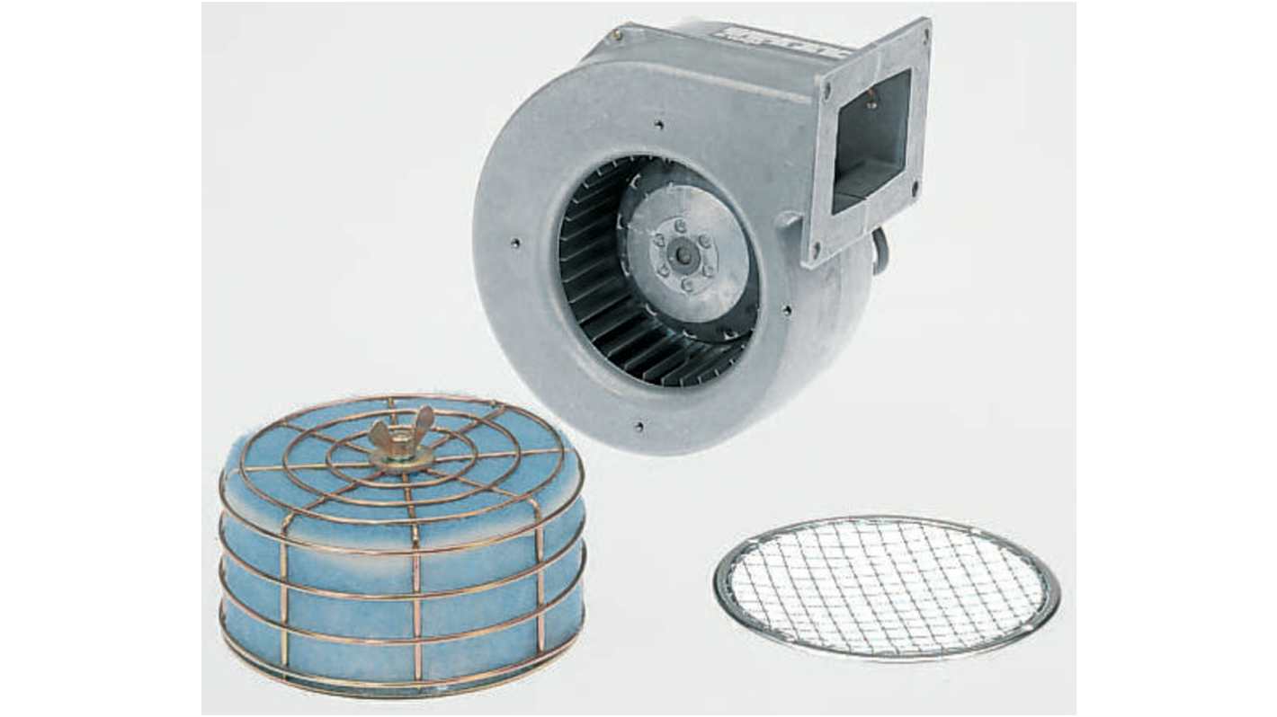 ebm-papst Galvanised Steel Finger Guard for 108mm Fans, 118mm Hole Spacing