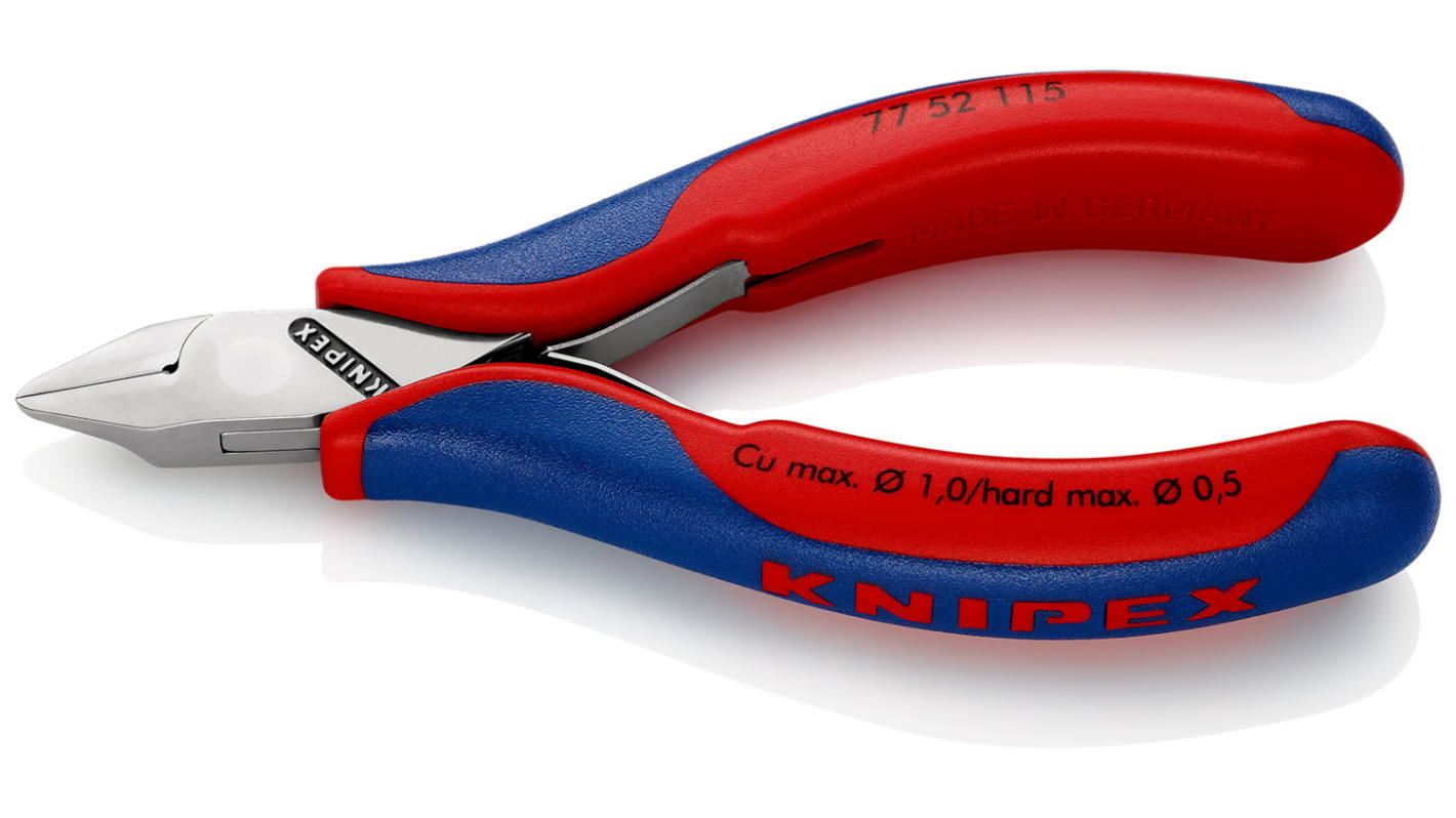 Szczypce Knipex długość 115 mm gr. cięcia: 1mm Nie Stal chromowana z łożyskami kulkowymi