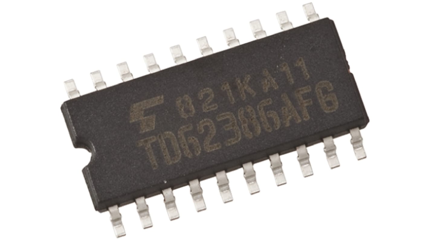 Toshiba IC Flip-Flop, D-Typ, HC, 3 Zustände, Single Ended, Single Ended, Positiv-Flanke, SOP, 20-Pin