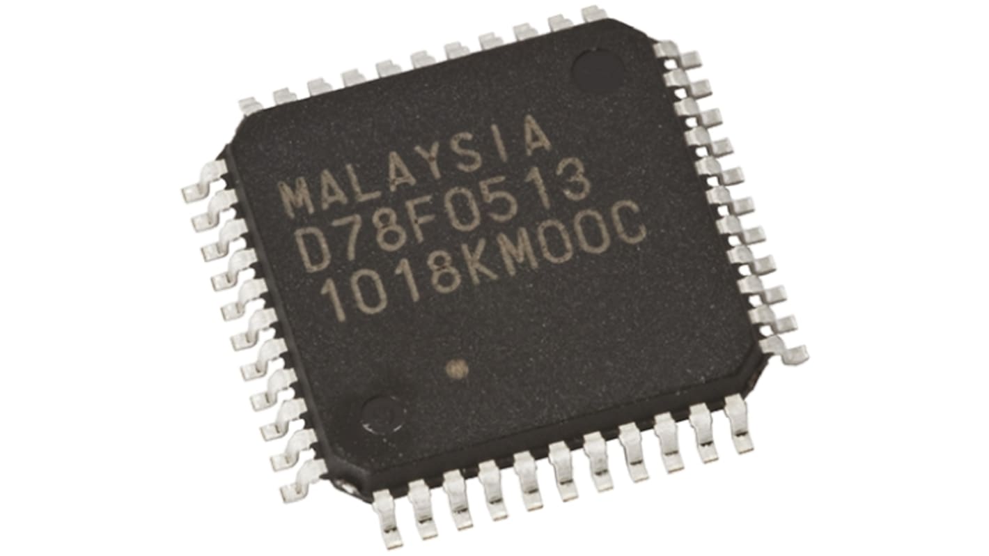 Renesas Electronics マイコン 78K0S, 44-Pin LQFP UPD78F9026AGB-8ES-A | RS