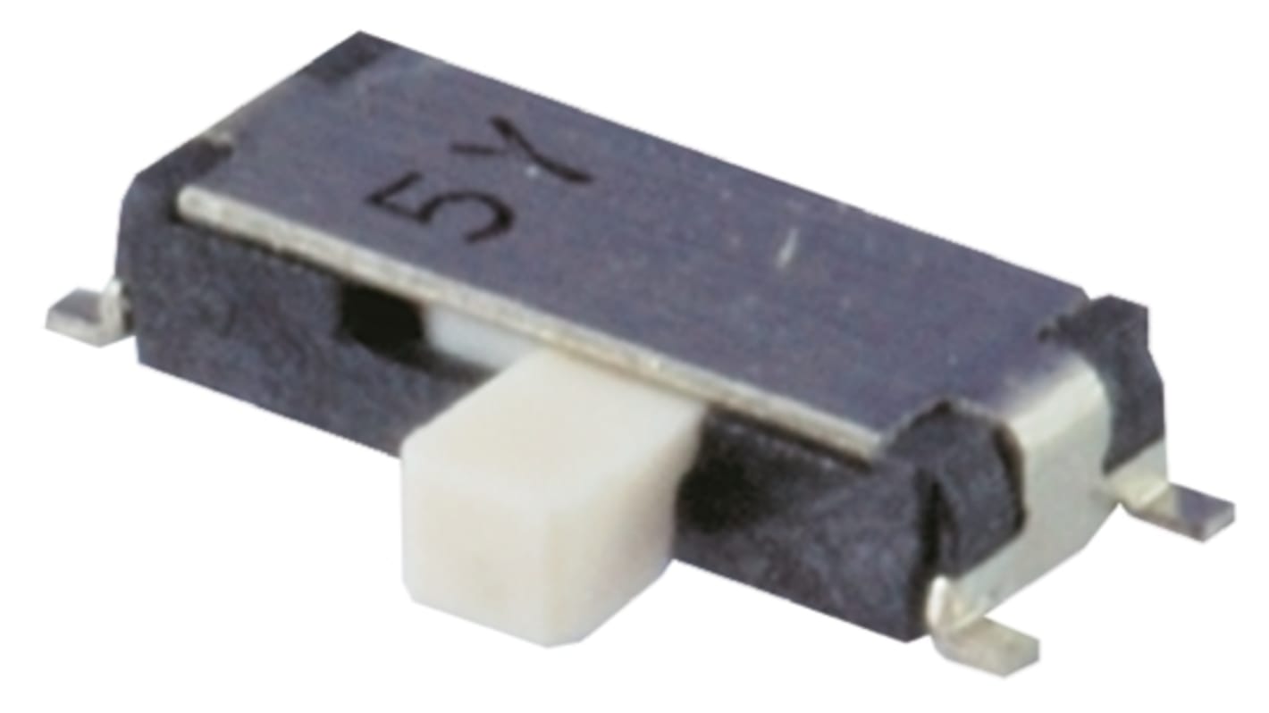 CUS-12B | Nidec Components スライドスイッチ 1回路 2接点 300 CUS-12B | Nidec Components スライドスイッチ 1回路 2接点 300
