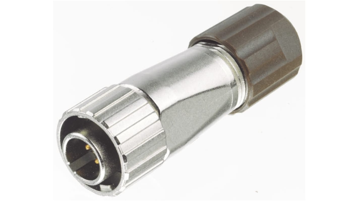 Conector circular Hirose macho serie LF de 11 vías macho, tamaño carcasa 13, montaje aéreo, IP67, IP68