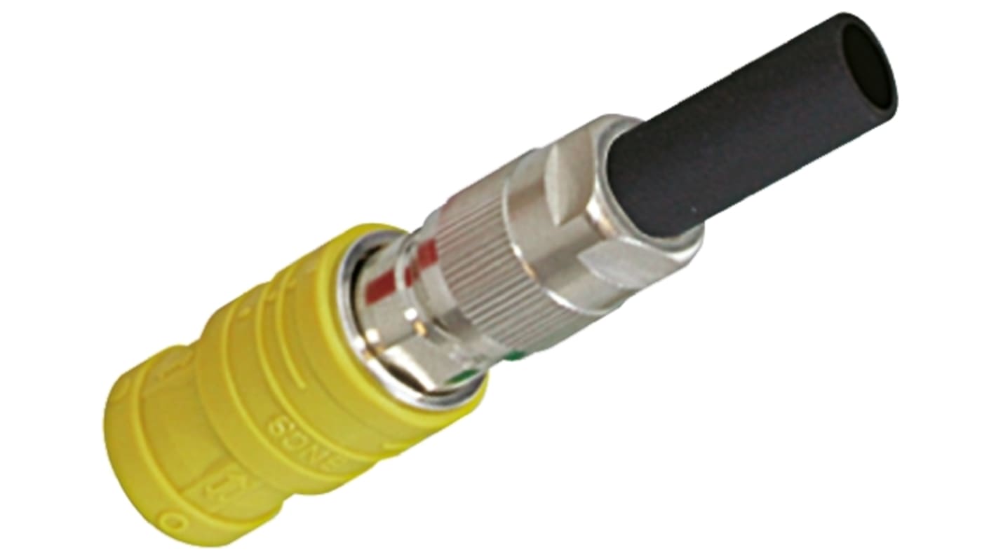 Tajimi Electronics, Plug Cable Mount BNC Connector, 75Ω, Solder Termination, Straight Body