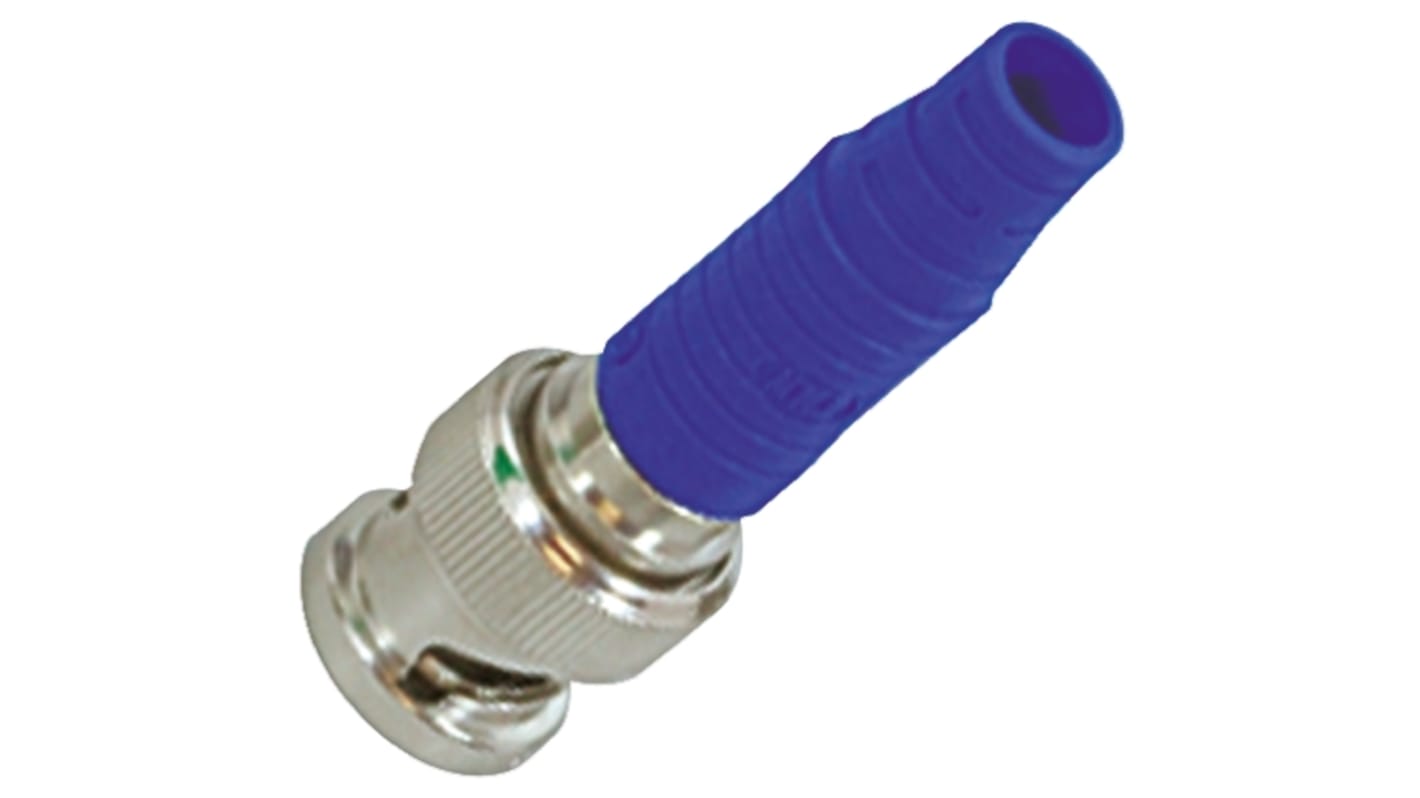 Tajimi Electronics, Plug Cable Mount BNC Connector, 50Ω, Crimp Termination, Straight Body