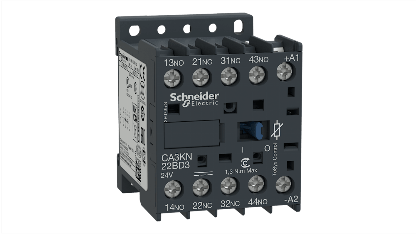 Schneider Electric 接触器, 触点10 A, 690 V 交流, 2 常开 + 2 常闭, CA3KN系列