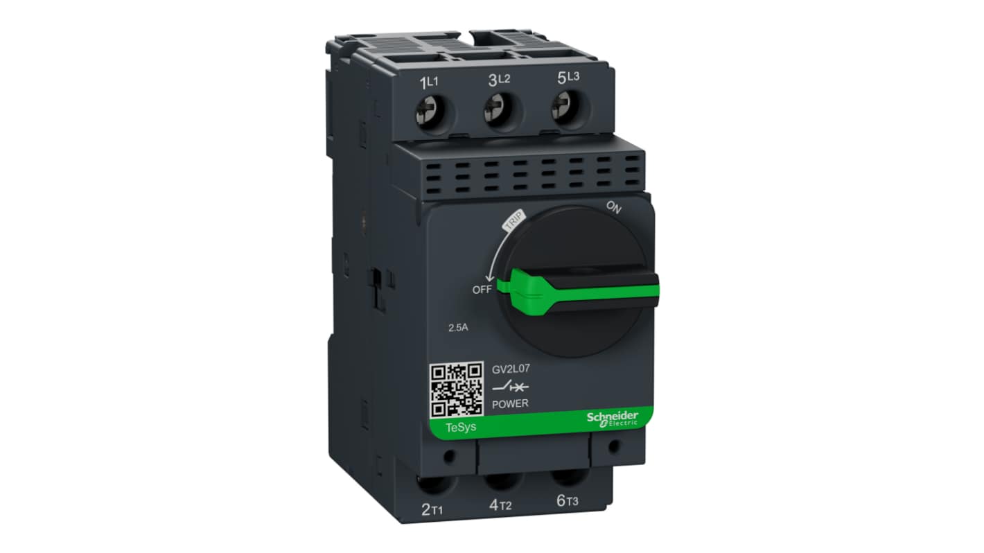 Disjoncteur moteur Schneider Electric TeSys GV2L 1,6 → 2,5 A.