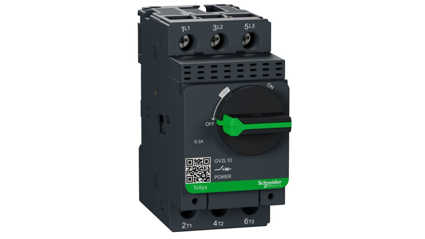 Interruttore automatico del motore Schneider Electric, 690 V c.a., 4 → 6 A TeSys