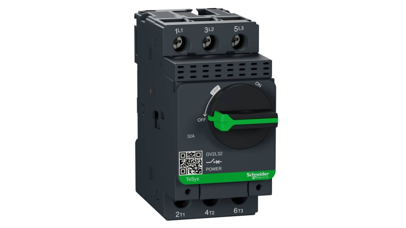 Disjoncteur moteur Schneider Electric TeSys GV2L 23 → 32 A.