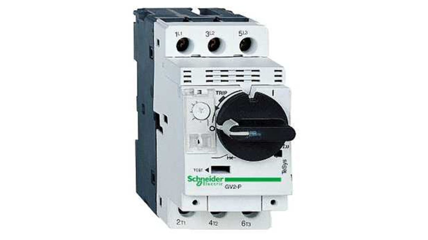 モータ保護回路ブレーカ Schneider Electric 0.16 → 0.25 A TeSys