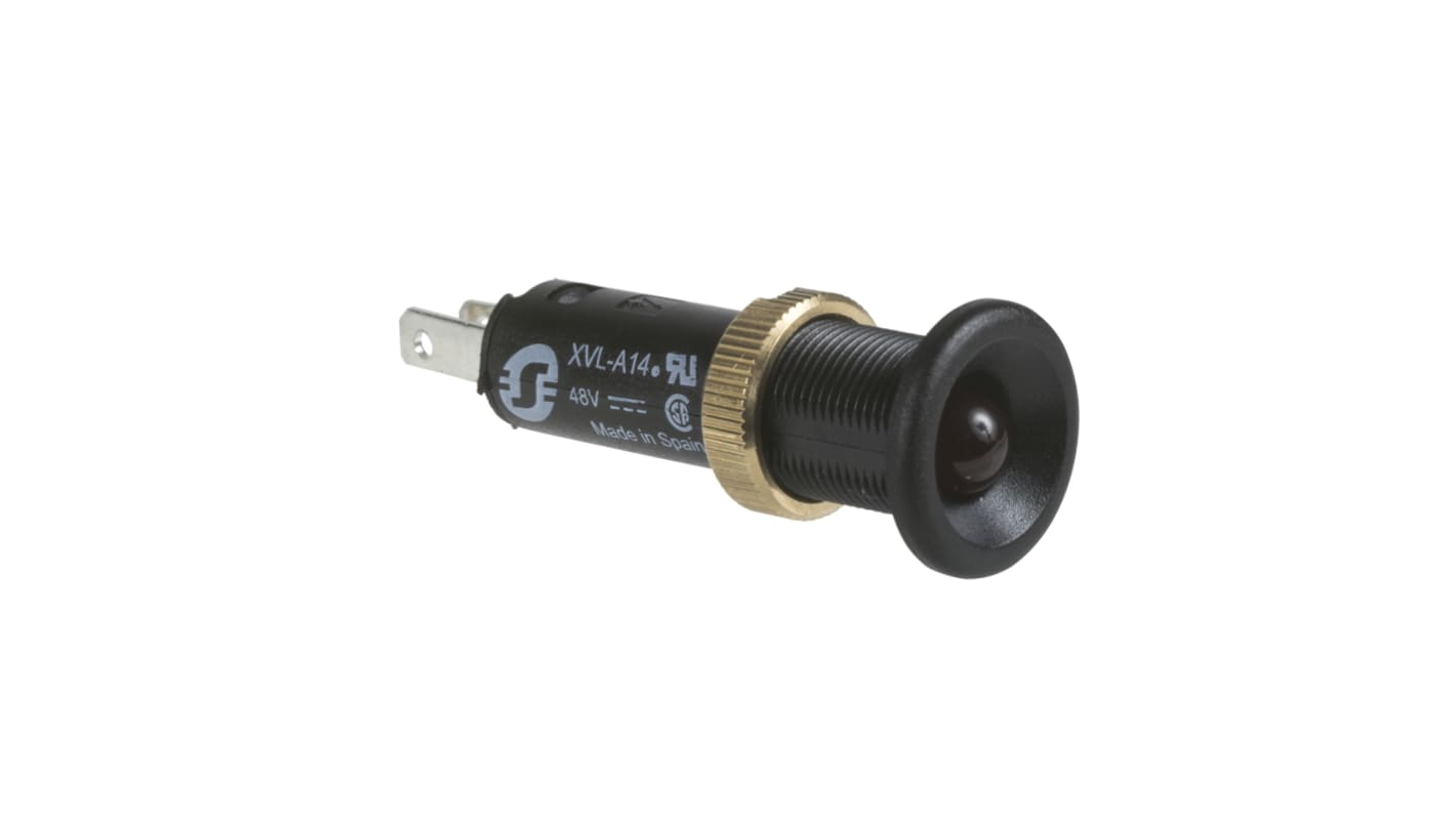 Schneider Electric Red Panel Mount Indicator, 48V, 8mm Mounting Hole Size