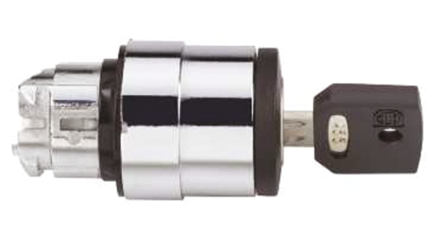 シュナイダーエレクトリック キースイッチヘッド, 3 ノッチ, ラッチ, カットアウト直径：22mm, ZB4BG012