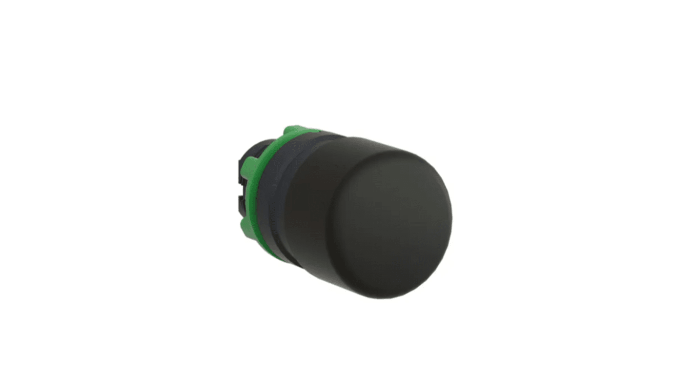Schneider Electric Harmony XB5 Series Black Spring Return Push Button Head, 22mm Cutout, IP66, IP69K