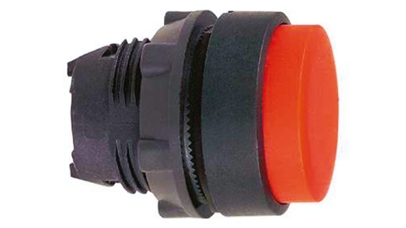 Schneider Electric Harmony XB5 Series Red Spring Return Push Button Head, 22mm Cutout, IP66, IP67, IP69K