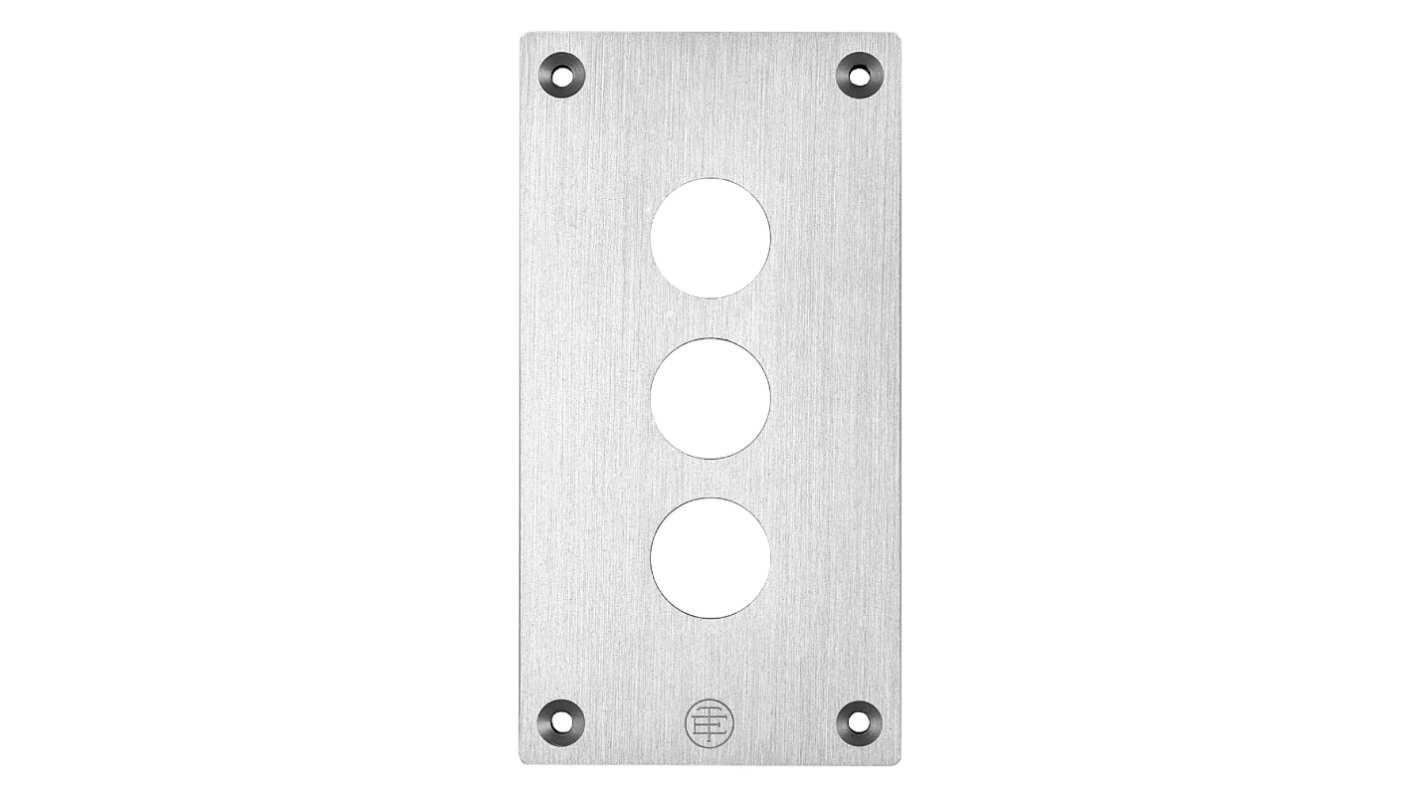 Schneider Electric Aluminium Harmony XAP Control Station Enclosure - 3 Hole 22mm Diameter