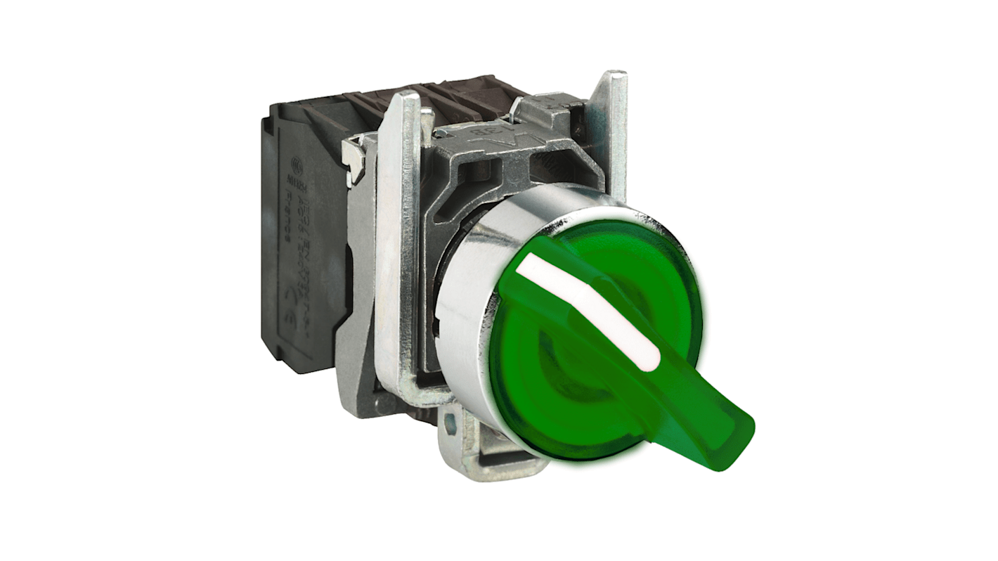 Selettore Schneider Electric XB4BK123G5 a 2 posizioni
