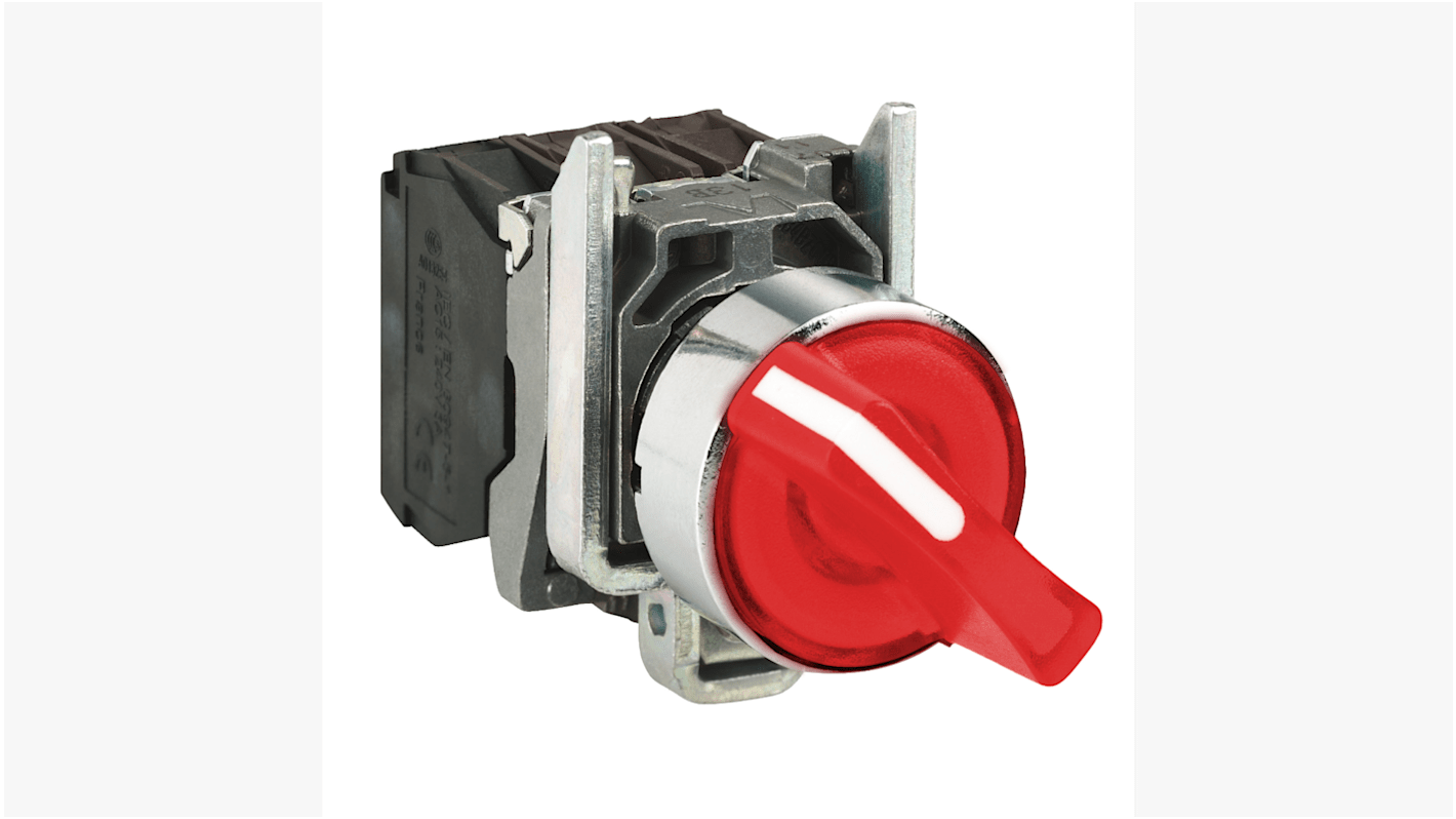 Selettore Schneider Electric XB4BK124M5 a 2 posizioni