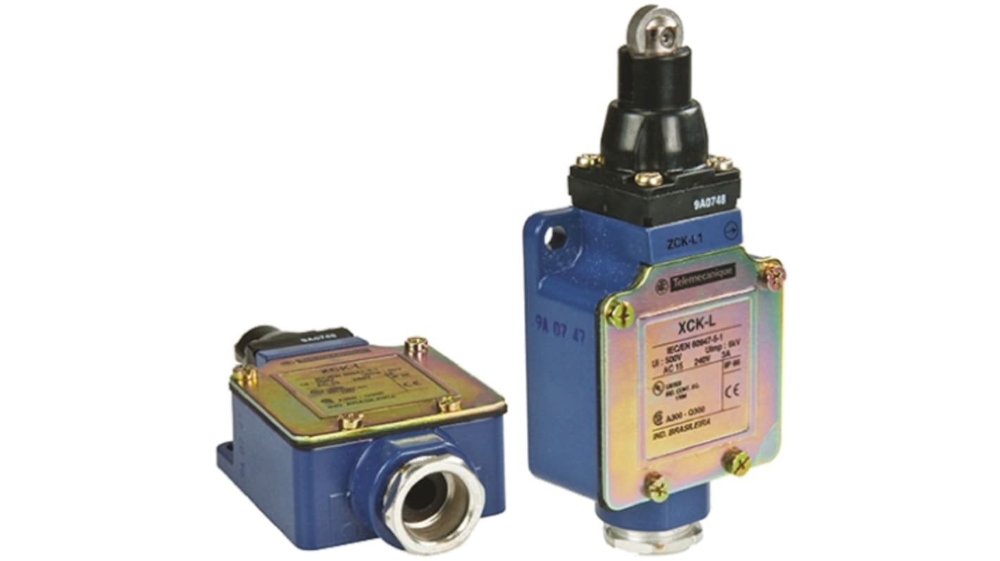 Interrupteur de fin de course Telemecanique Sensors OsiSense XC, Poussoir, NO/NF, 10A, 240V