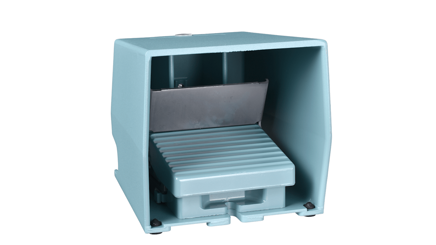 Schneider Electric Industrial Duty Momentary On-Off Foot Switch - Metal Case Material, 2NO/2NC, 270 mA @ 250 V dc, 3 A