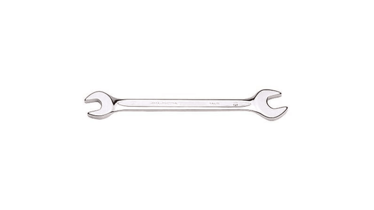 Bahco Double Ended Open Spanner, 14mm, Metric, Double Ended, 183 mm Overall