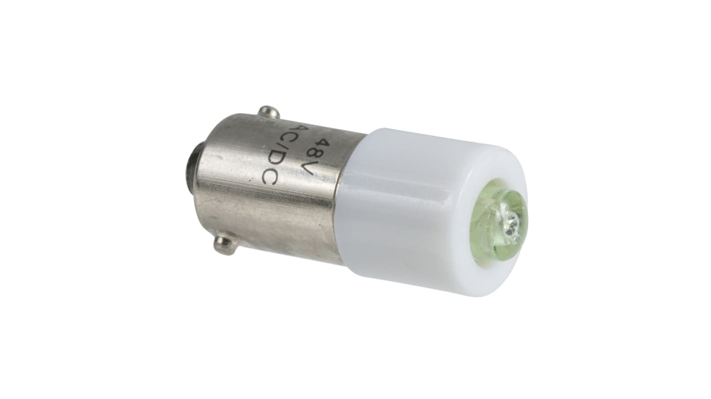 Schneider Electric LEDLED反射灯, 绿色, BA9s灯座, 24V 交流