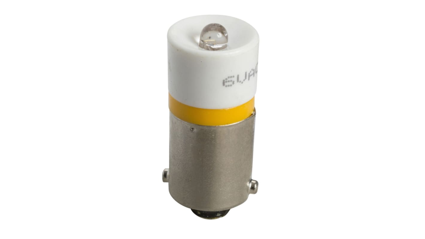 Schneider Electric Orange LED LED Reflector Lamp, 24 V ac/dc, BA9 Base