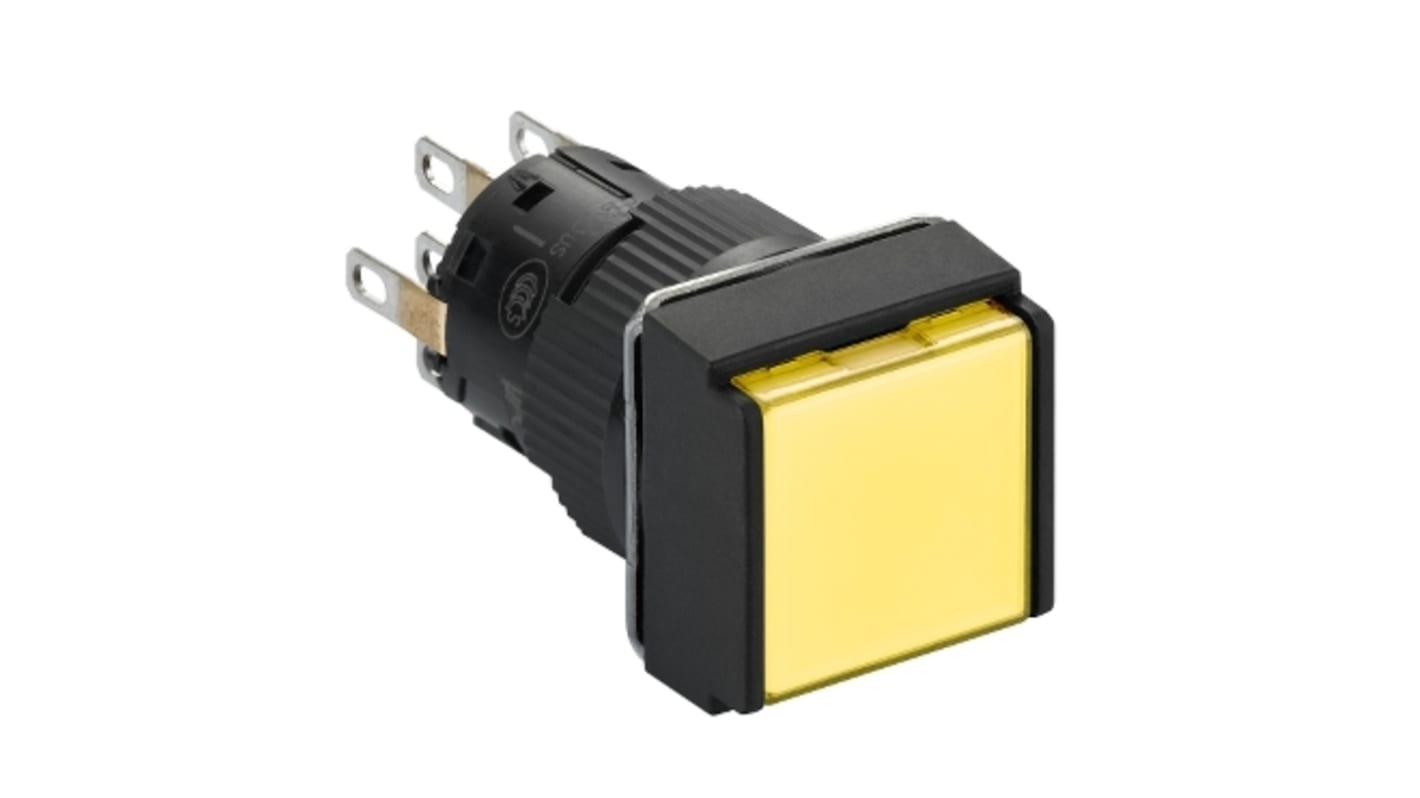 Schneider Electric プッシュボタン, DPDT, 16mm パネルマウント, IP65