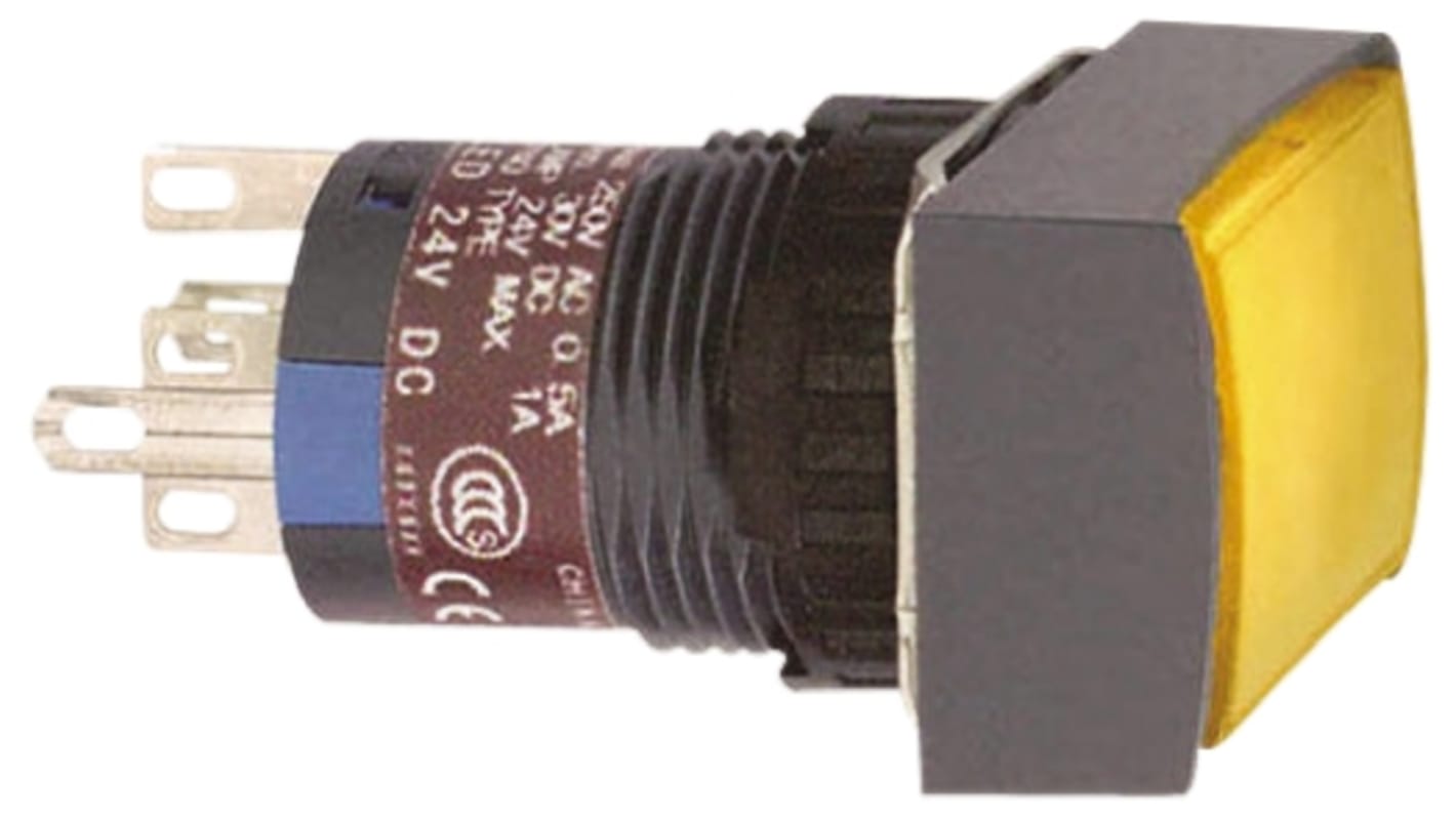 Schneider Electric プッシュボタン, パネルマウント, DPDT, XB6ECW5B2P