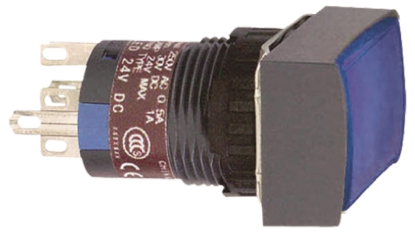 Schneider Electric プッシュボタン, パネルマウント, DPDT, XB6ECW6B2P