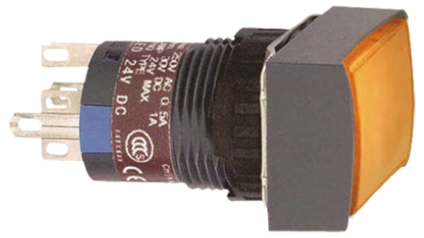 Schneider Electric プッシュボタン, パネルマウント, SPDT, XB6ECW8B1P