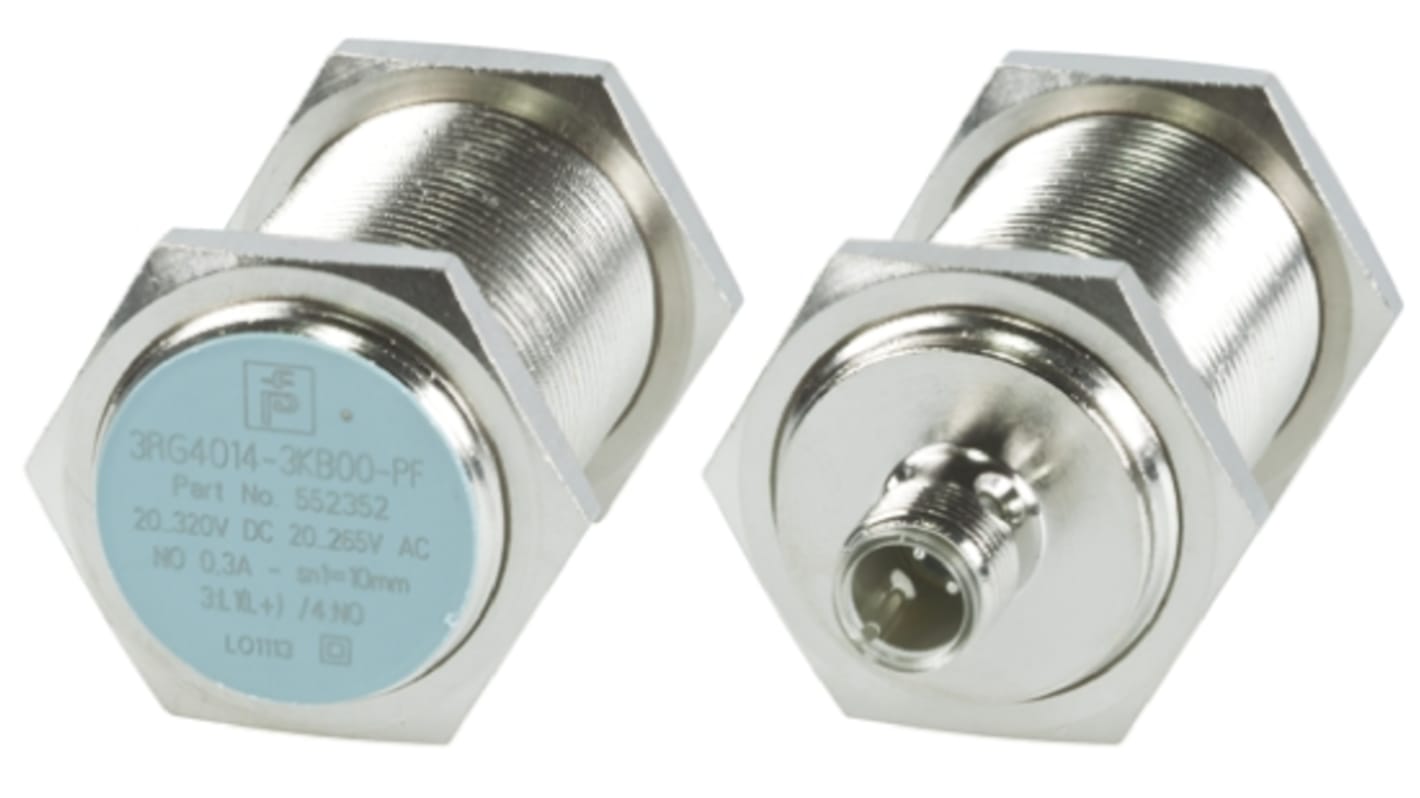 Rs-Online Sensore di prossimità Cilindro filettato Pepperl + Fuchs M30 rilevamento 10 mm 20 → 265 V c.a. 20 → 320 V c.c