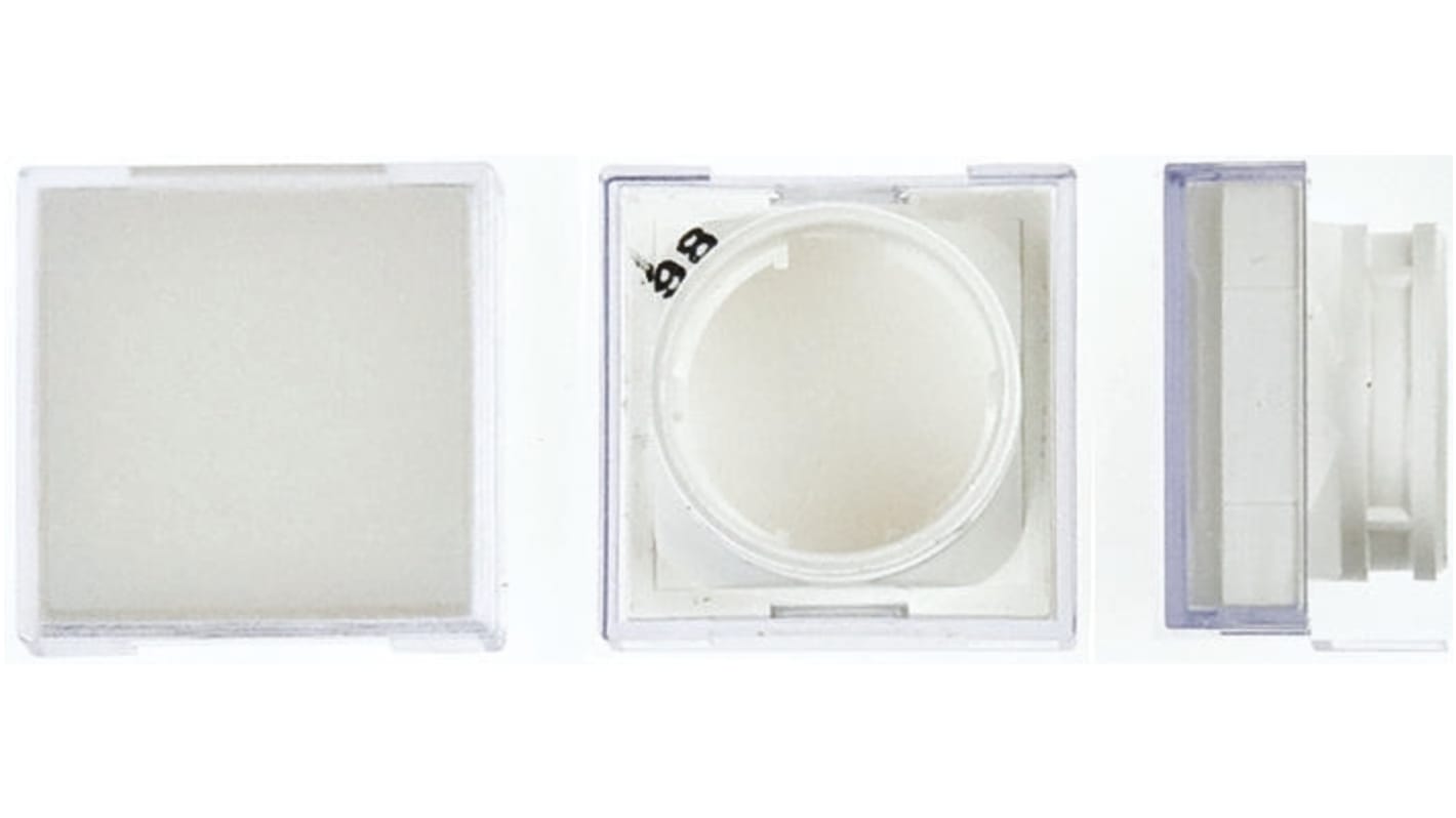 Omron White Square Push Button Lens for Use with A16 Series LED/Incandescent Lamp Push Button Switch