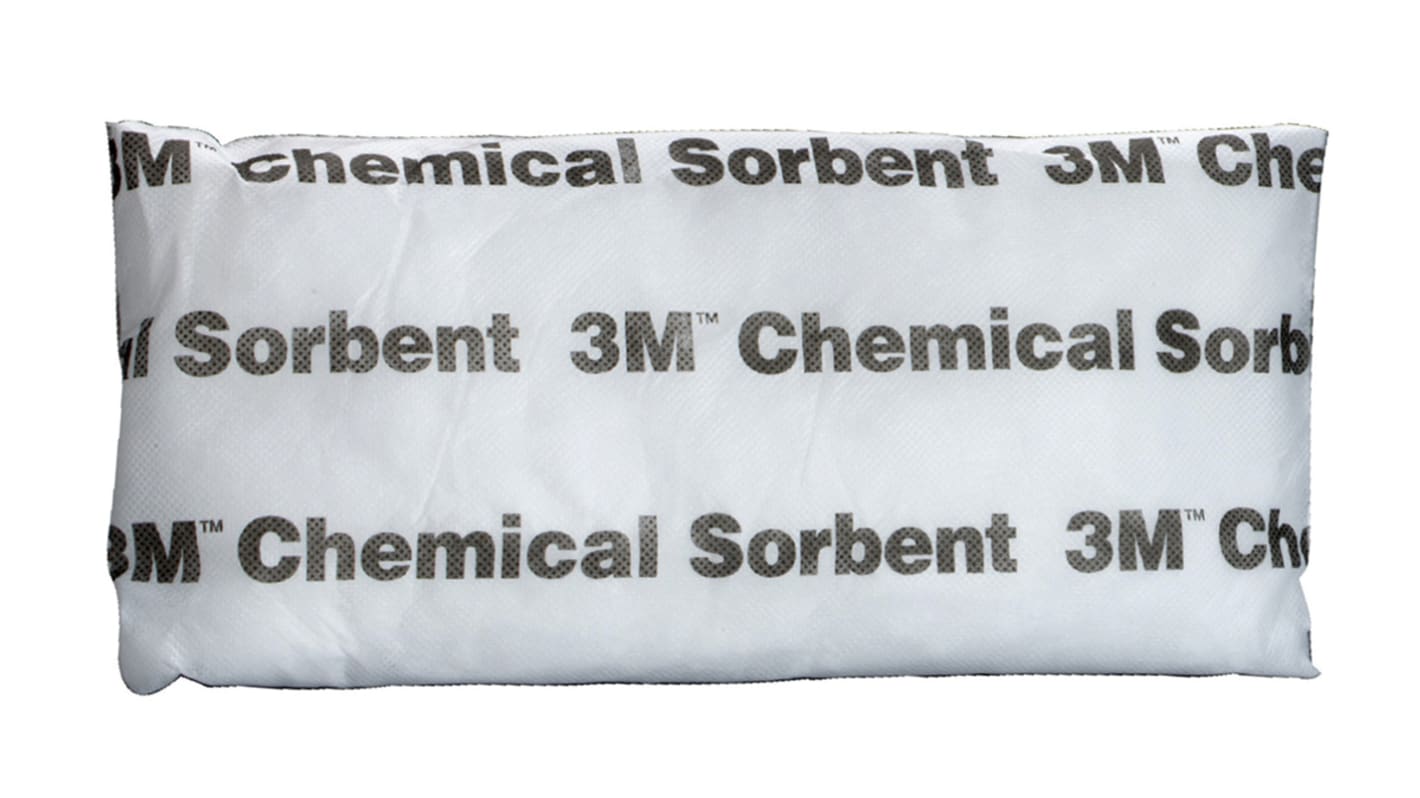 3M Spill Absorbent Pillow for Chemical Use, 32 L Capacity, 16 per Pack