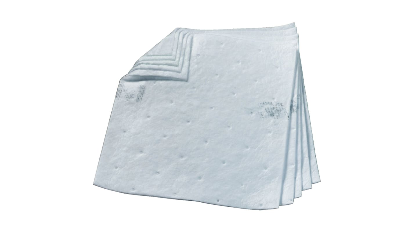 3M Spill Absorbent Pad for Oil Use, 146.5 L Capacity, 100 per Pack