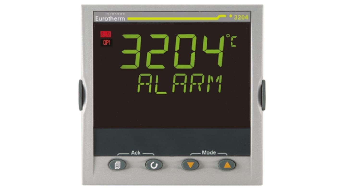 Rs-Online Termoregolatori PID Eurotherm 3204 da 85 → 264 V c.a. 96 x 96 (1/4 DIN)mm 4 uscite Relè di commutazione Relè