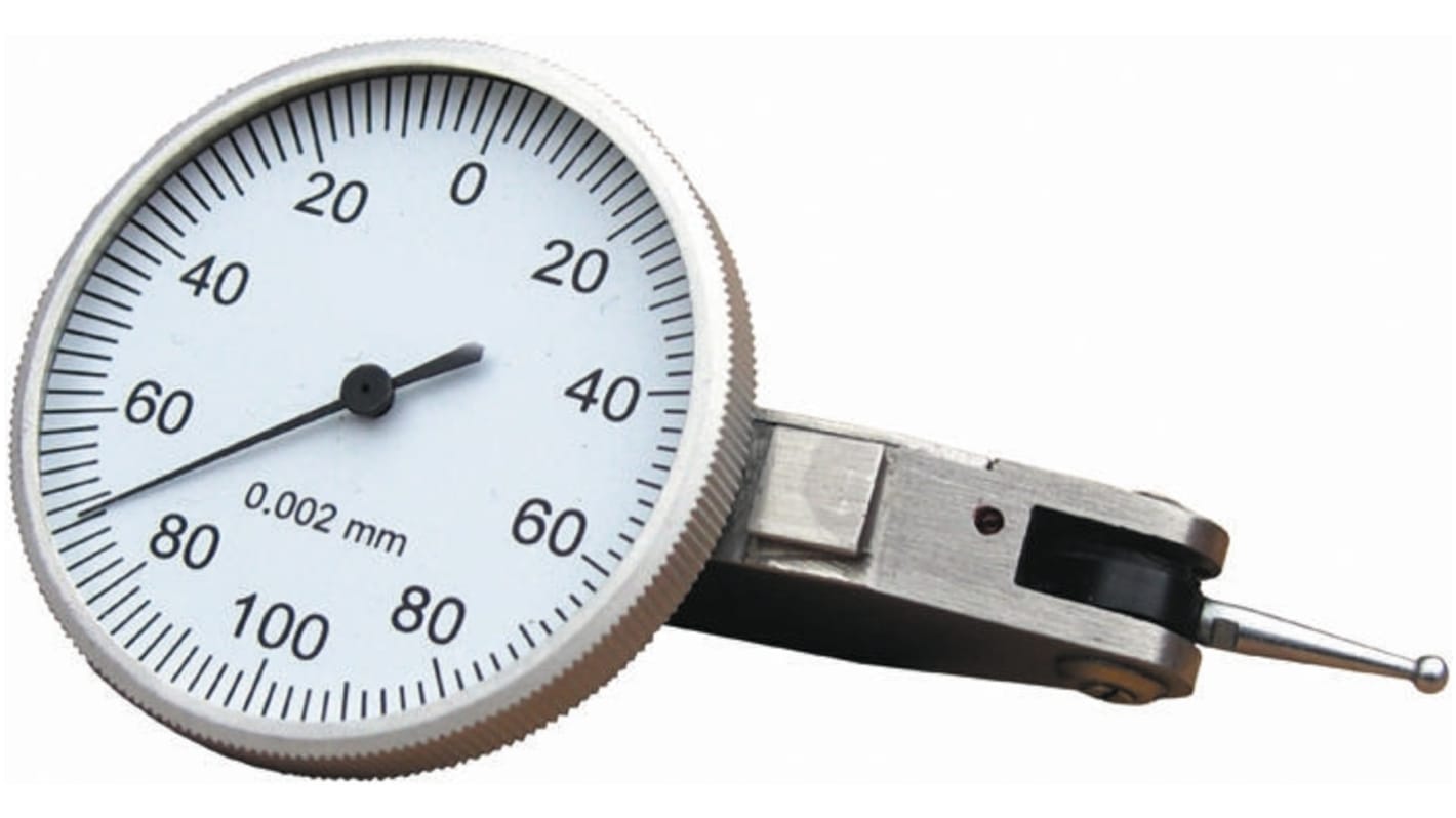 RS PRO Metric DTI Gauge, +0.2mm Max. Measurement, 0.002 mm Resolution, ±0.02 mm Accuracy