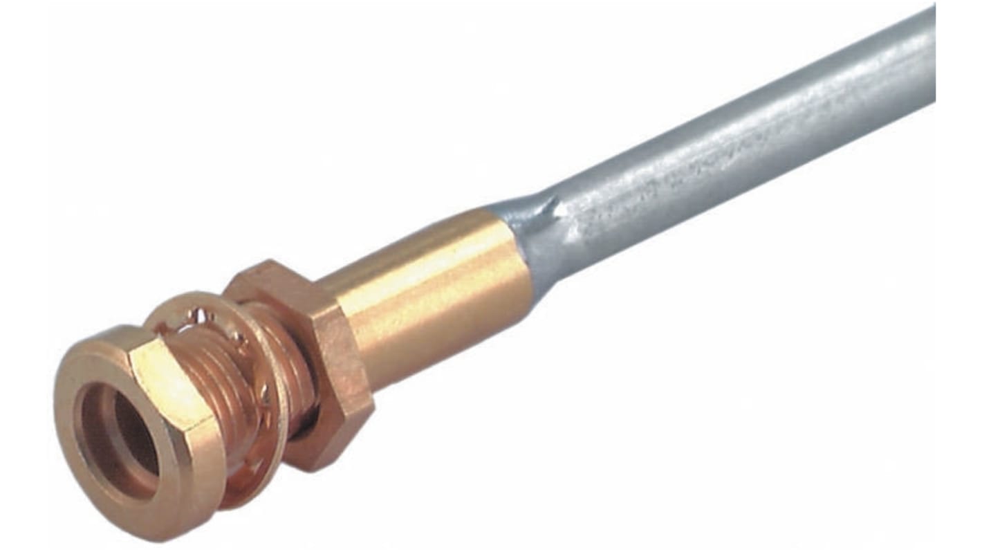Huber+Suhner, Jack Panel Mount MMCX Connector, 50Ω, Crimp Termination, Straight Body