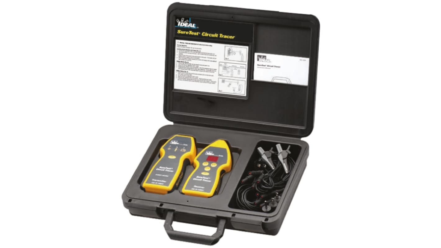 Ideal 61-954 Cable Tracer Kit, Cable Detection Depth 4.5m CAT III 1000 V, Maximum Safe Working Voltage 600V
