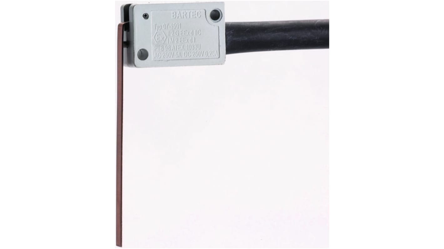 Bartec 柱塞式行程开关, 最大直流250V, 最大交流250V, 最大5A, IP54, 常开/常闭