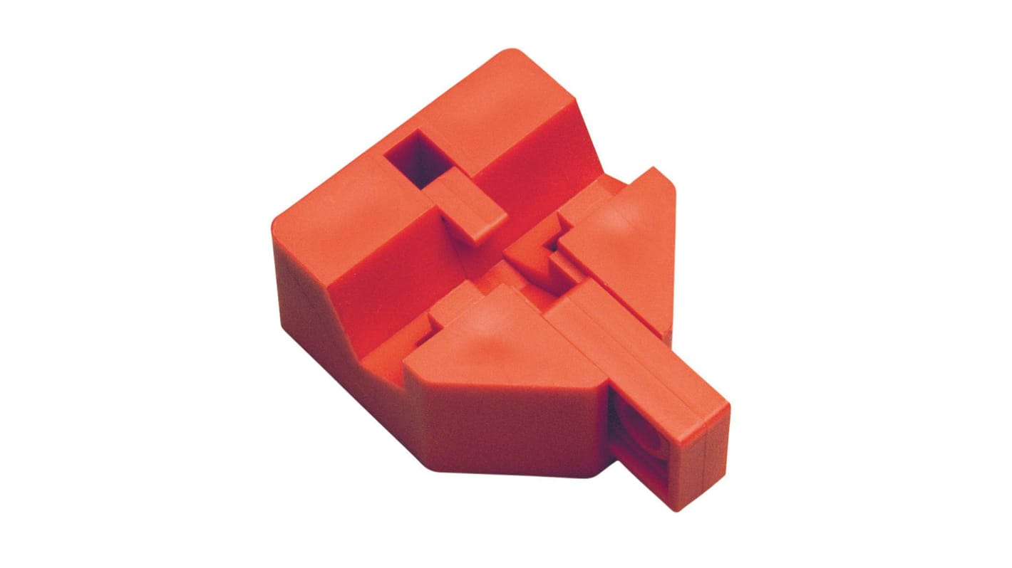 Brady Red 1-Lock Impact-resistant Nylon Circuit Breaker Switch Lockouts, 7.14mm Shackle