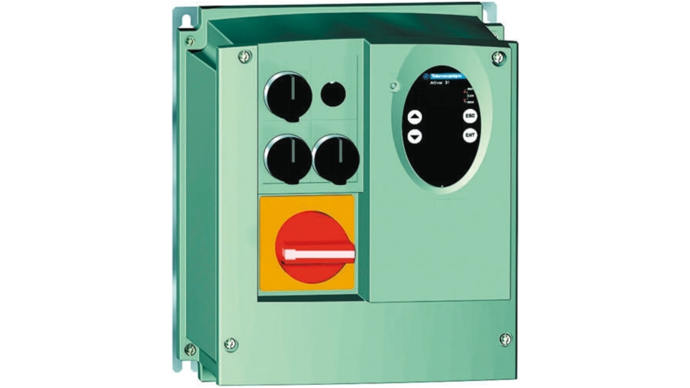 Schneider Electric ATV 31, 1-Phasen Frequenzumrichter 0,75 kW, 230 V ac / 4,8 A für Wechselstrommotoren