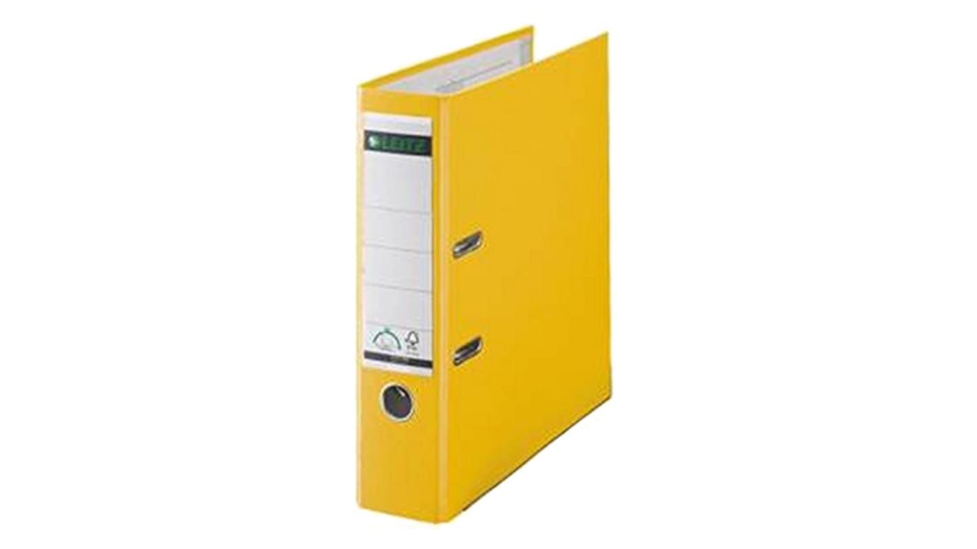 Leitz Yellow A4 Lever Arch Ring Binder