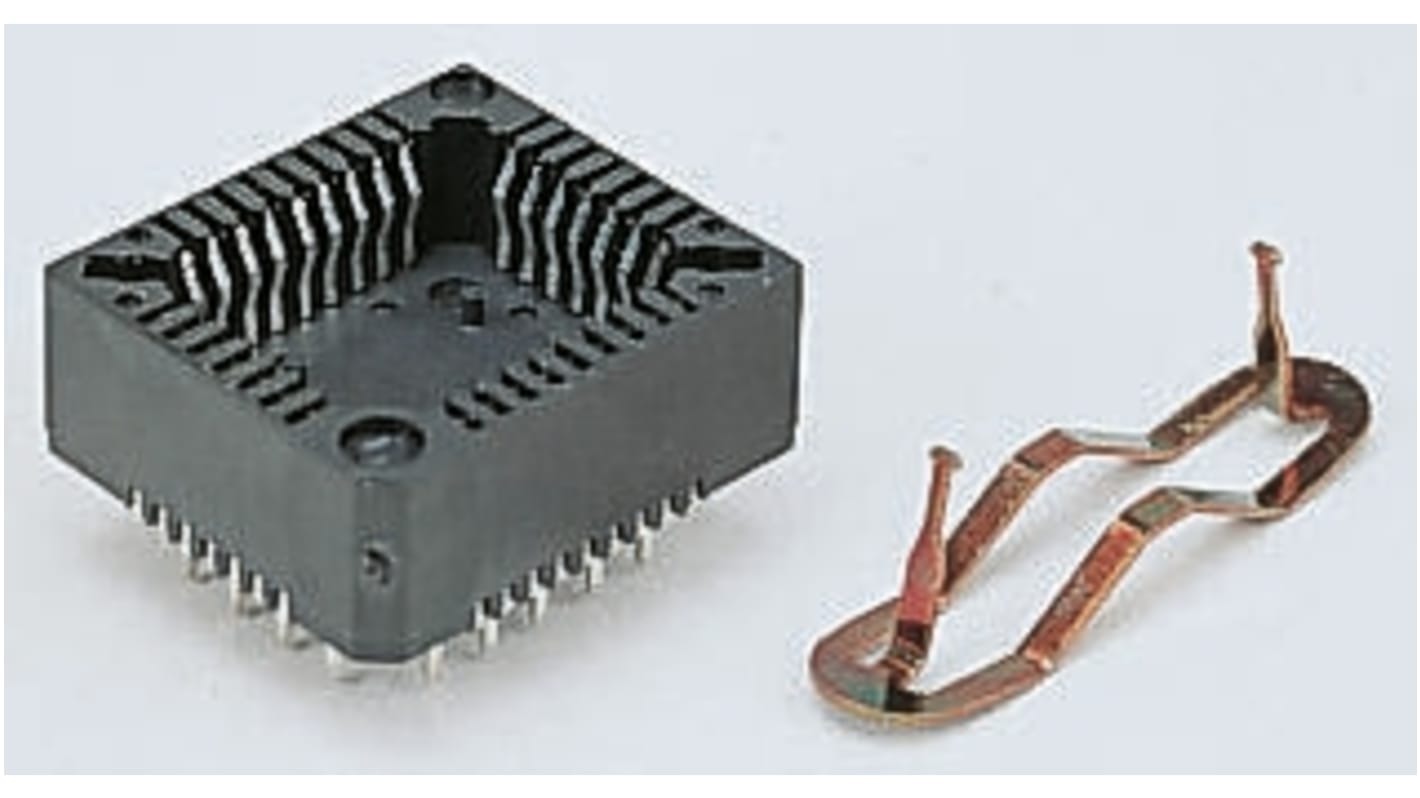 E-TEC 2.54mm Pitch 52 Way PLCC IC Socket