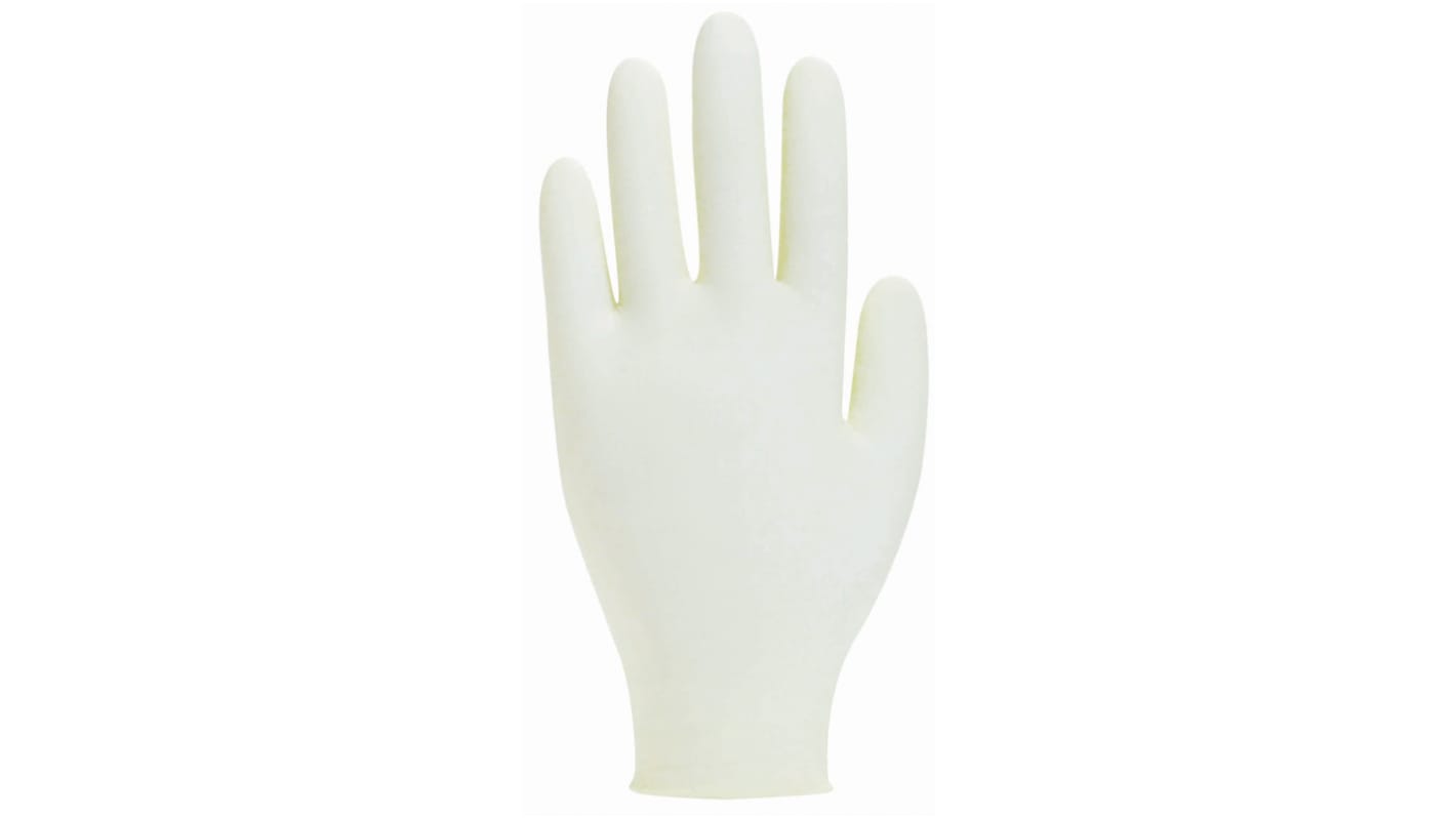 Polyco Healthline Finity White Powder-Free Water-Based Polymer Disposable Gloves, Size 9.5, XL, 100 per Pack