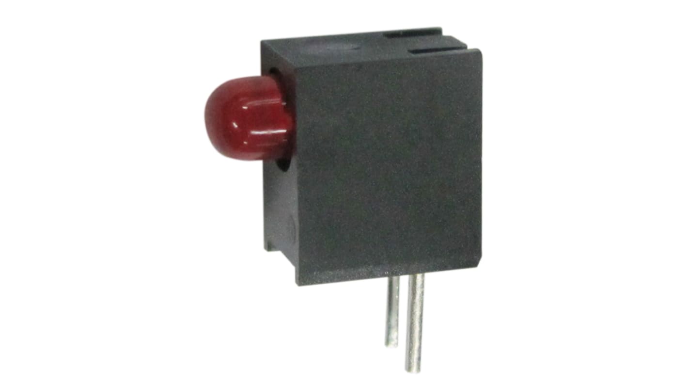 Kingbright L-934EW/1ID-5V, Red Right Angle PCB LED Indicator, Through Hole 2.5 V