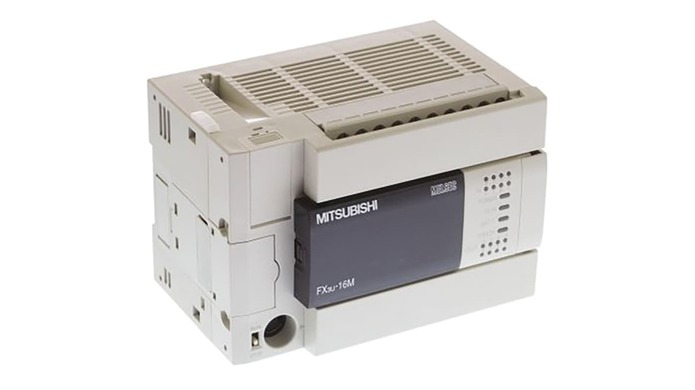 Mitsubishi FX3U Series Logic Module, 24 V dc Supply, Transistor Output, 8-Input, Sink, Source Input